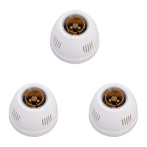 mos anchor by panasonic 6a angle lamp holder fancy type 240v (white, pack of 3)